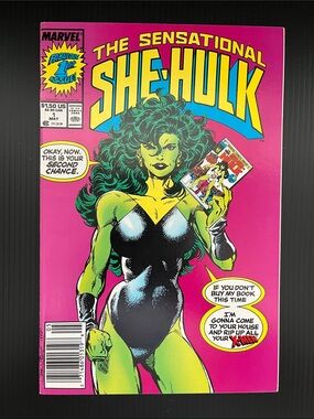 🔑 Marvel Comics 1989 The Sensational She-Hulk #1 Key Premier Issue- John Byrne 🔑